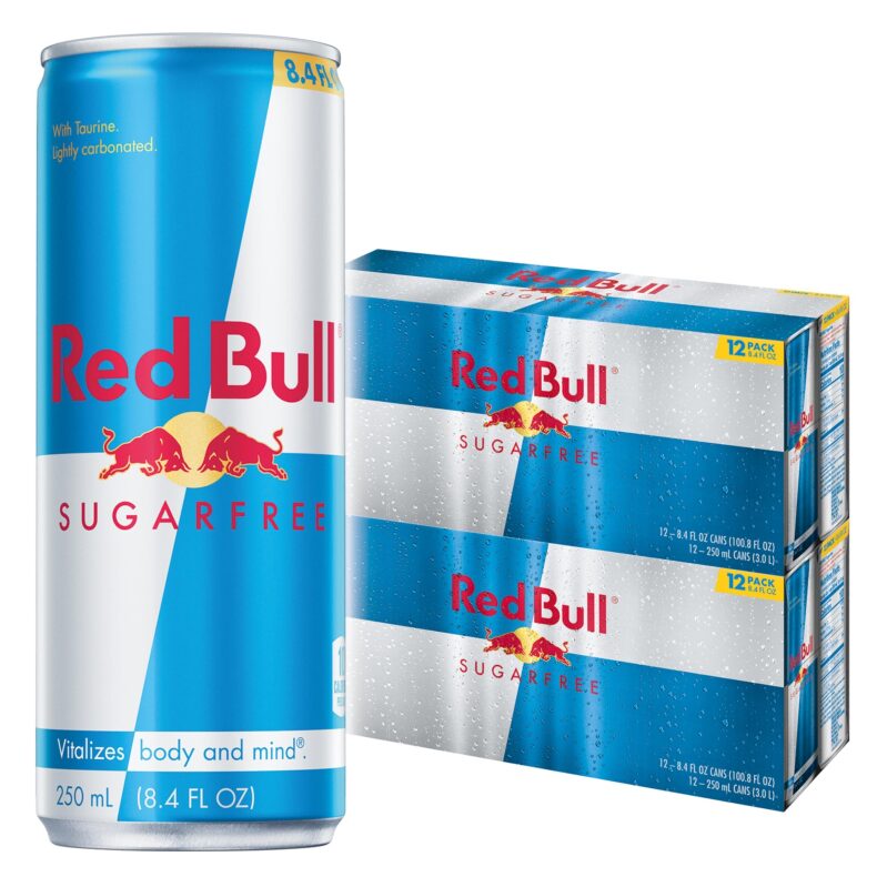 24-Pack Red Bull Sugar Free Energy Drink 8.4oz Cans - Perfect for On-the-Go Energy