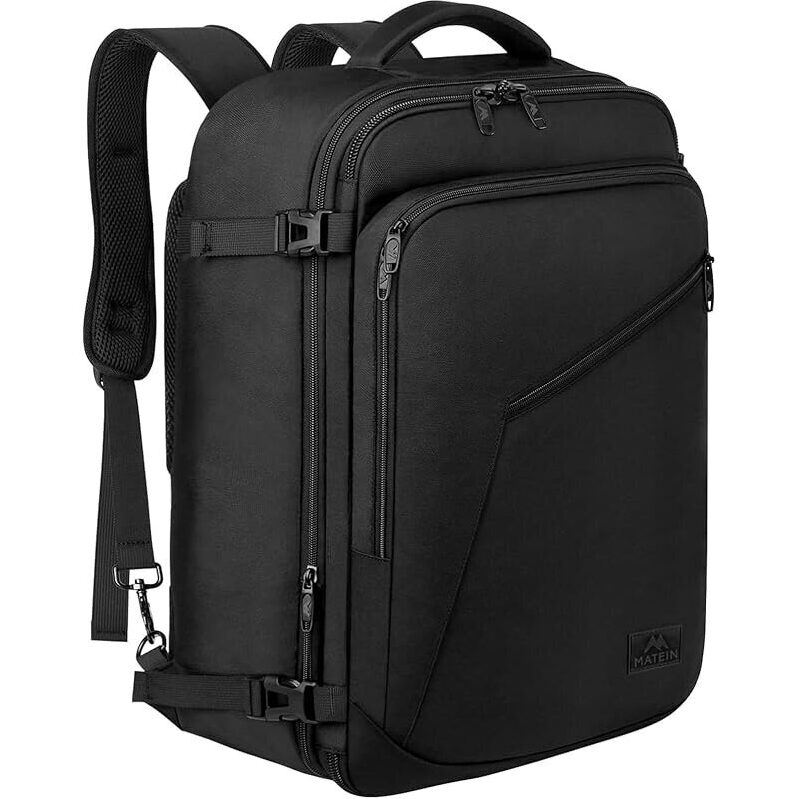 Matein Carry on Backpack 40L - Expandable & Large Capacity
