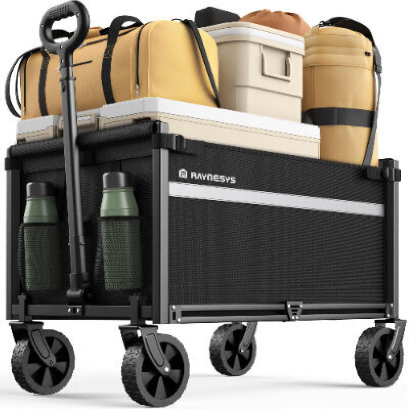 Versatile 110L Foldable Hand Truck with Storage - Perfect for Camping and Moving