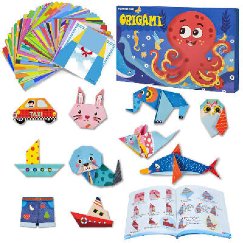 212 Piece Kids Origami Set - Creative Fun & Learning