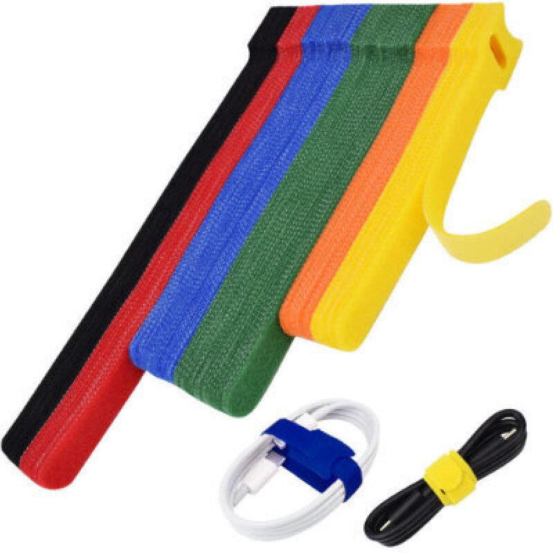 80 Reusable Multi-Color Cable Ties