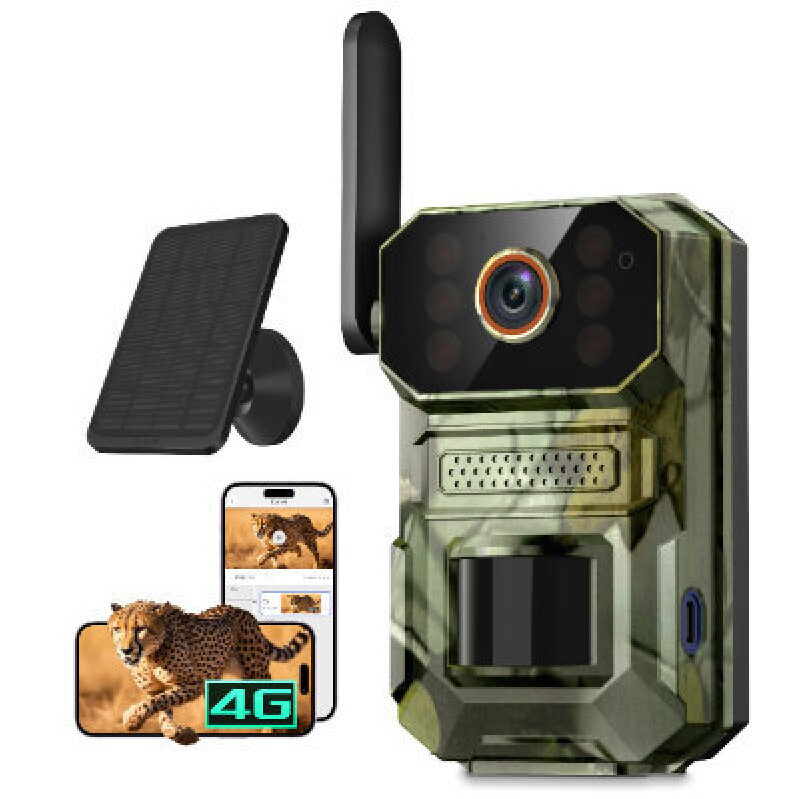 MaskFold Solar-Powered Hunting Camera for Outdoor Use