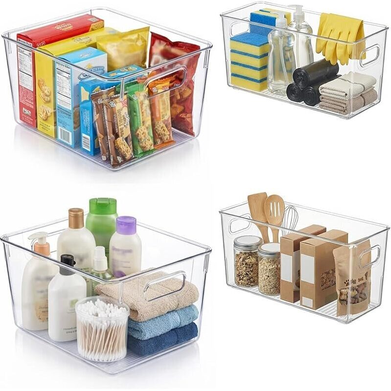 Modular Kitchen Storage Bins Set - BPA-Free Plastic Organizer