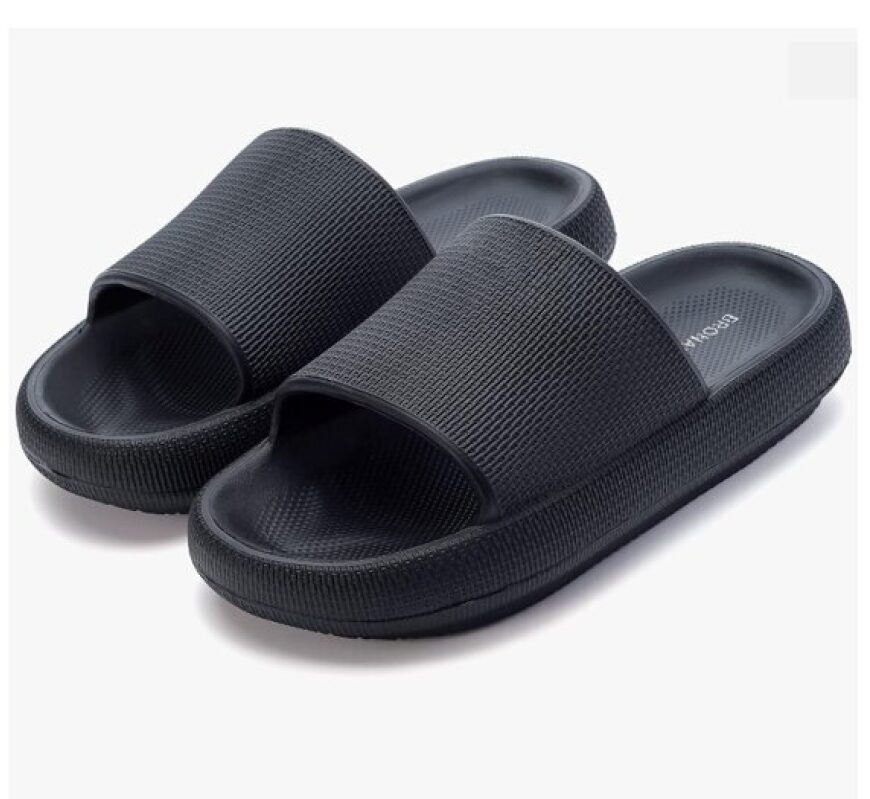 BRONAX Cushioned Thick-Soled Slippers - Sale Now $20.38