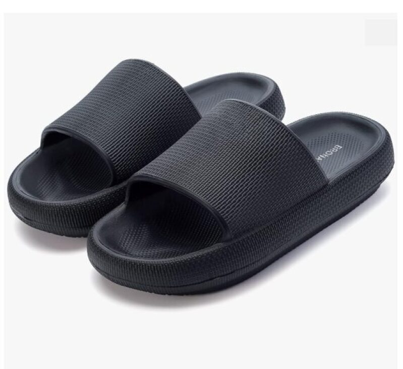 BRONAX Cushioned Thick-Soled Slippers - Sale Now $20.38