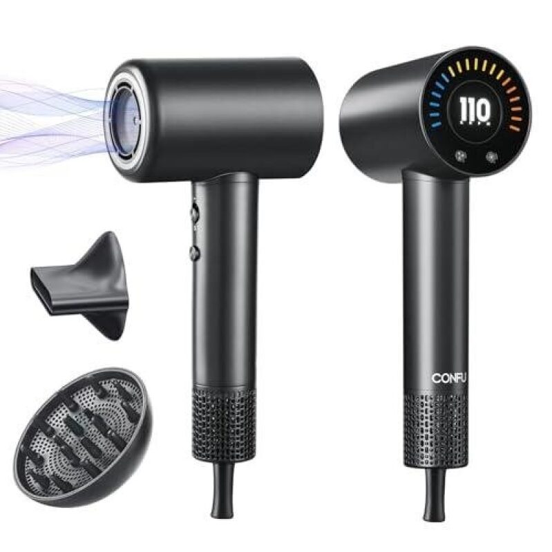 High-Speed 110,000 RPM Hair Dryer with Maglev Nozzle - 58% Discount