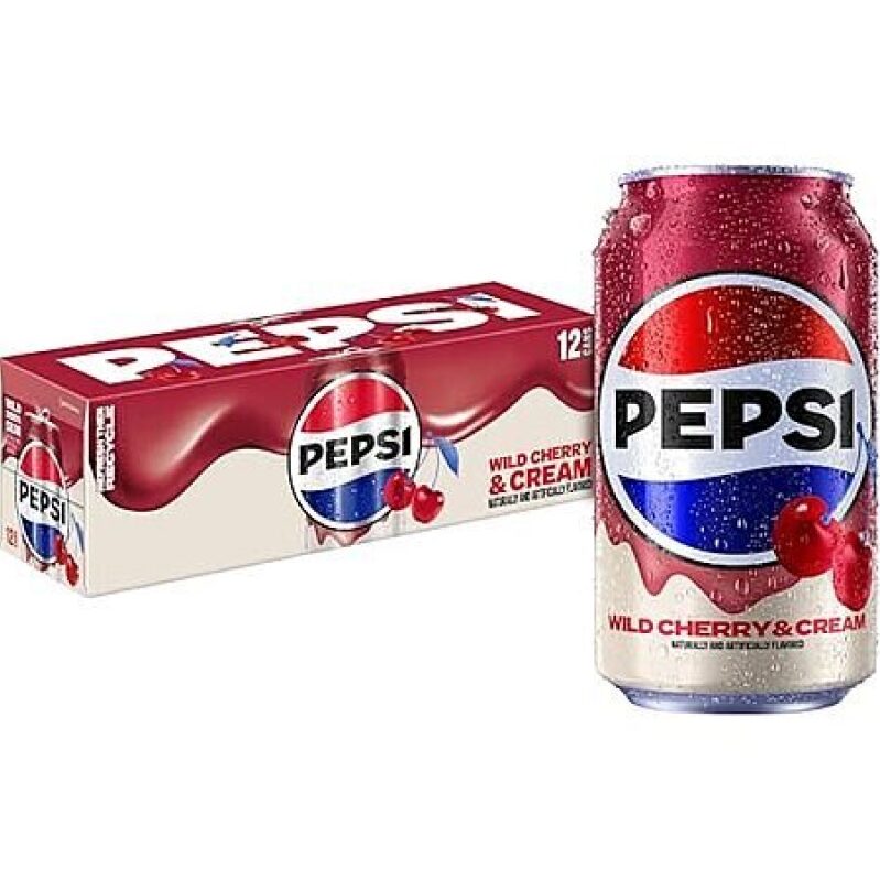Pepsi Wild Cherry & Cream Soda - 36 Cans for $9.48
