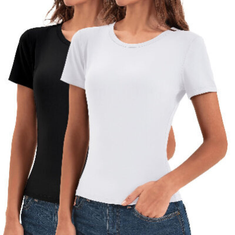 Walifrey Women's Short Sleeve T-Shirts 2-Piece Set