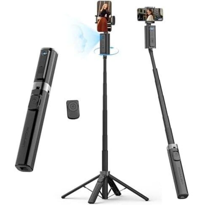 AOCUAN Car Face Tracking Tripod 50% Off - Capture Stunning Selfies with Ease