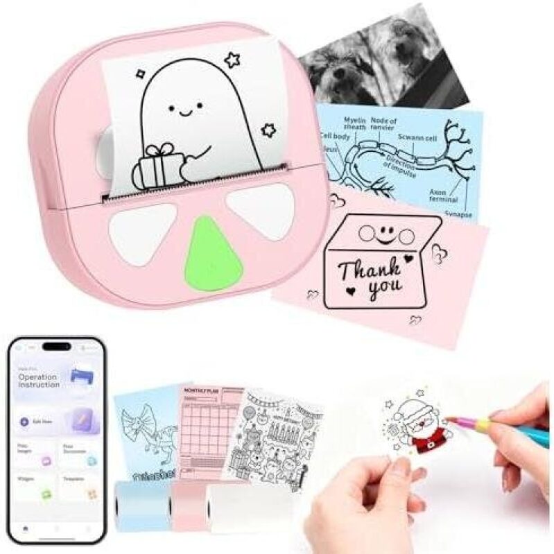 Grab a Mini Thermal Sticker Printer with 60% Discount Today!