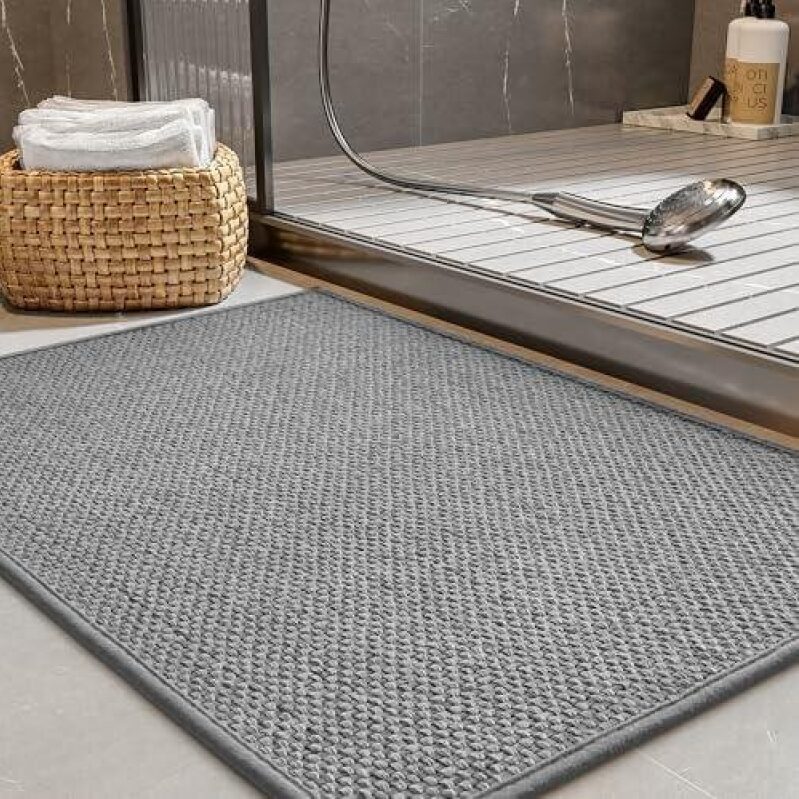 防滑 20x32 inch Bath Mat - Quick Dry, Anti-Slip, Durable