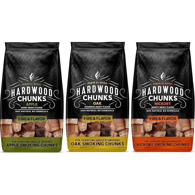 Elevate Your BBQ with Premium Hardwood Smoking Chunks