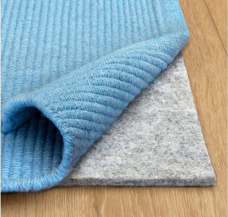 RUGPADUSA Basics Carpet Pad - 8x10 ft, 1/4 Inch Thick, 100% Felt, $64.95