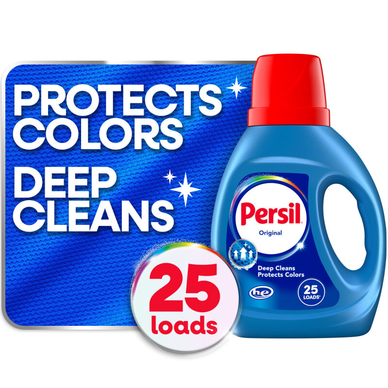 Persil Deep Clean Liquid Laundry Detergent, Original - 34oz