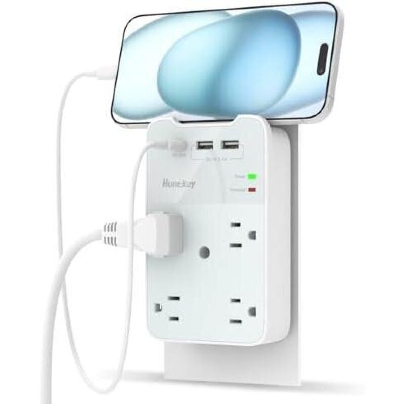 Huntkey 5-Outlet USB Surge Protector with 3 USB Ports - 50% Discount