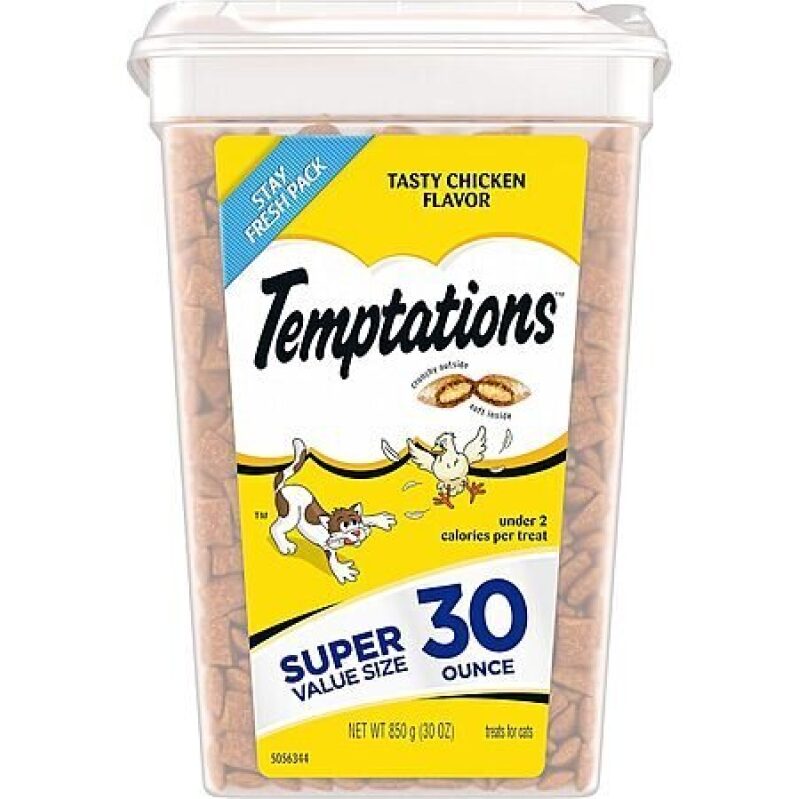 Temptations Crunchy & Soft Cat Treats (Chicken) - 30-Ounce