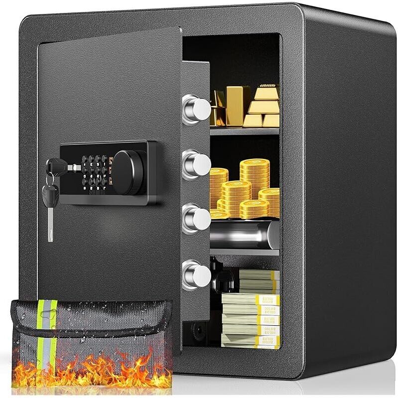 2.0 Cubic Feet Fire Safe Box with Bag - Secure Your Valuables