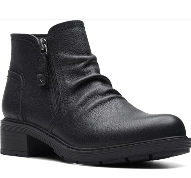 Clarks Its Joy Leather Short Boots for Women - Unbeatable Deal!