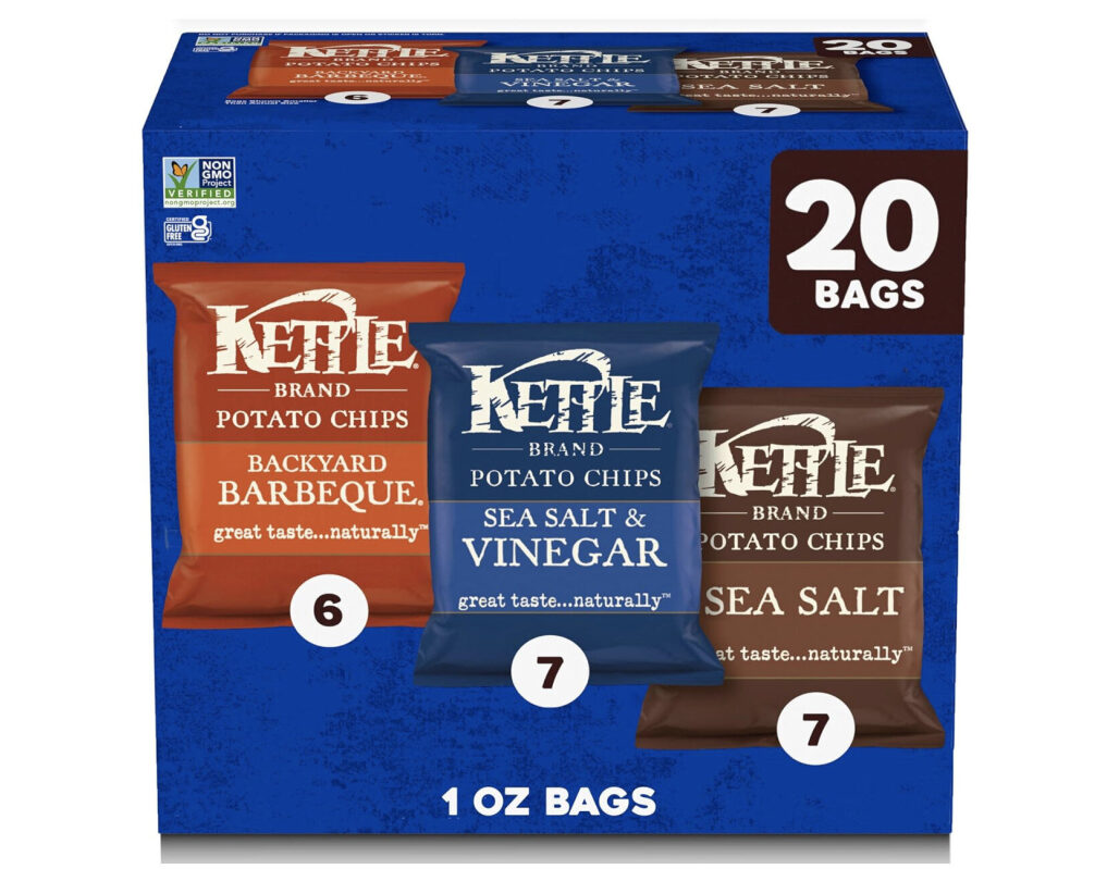 Kettle Mixed Flavor Potato Chips - 20 Bags Deal
