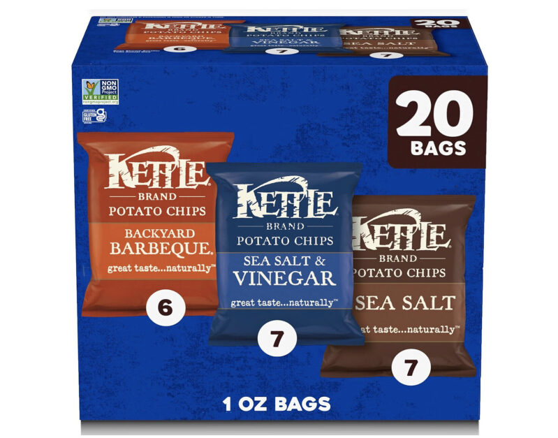 Kettle Mixed Flavor Potato Chips - 20 Bags Deal