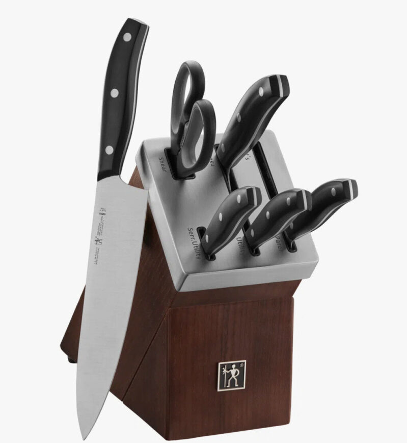 HENCKELS Single Stand Knife Set - 7 Piece Deal