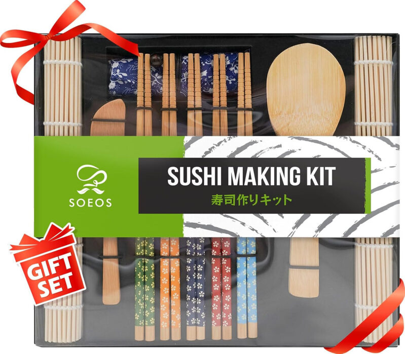 Affordable Soeos Bamboo Sushi Making Kit - Perfect for Home Sushi Enthusiasts