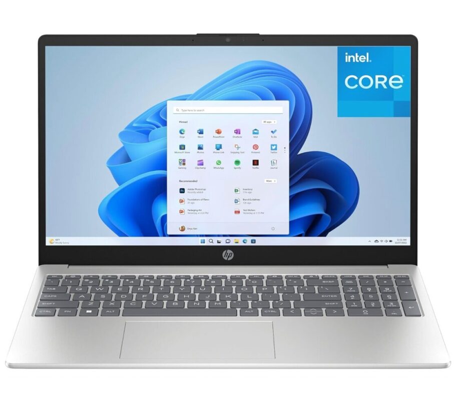 HP 15.6 Inch Laptop - FHD Display, Intel Quad-Core, 16GB RAM, 256GB SSD, Wi-Fi 6, Bluetooth 5.3 - $329.99