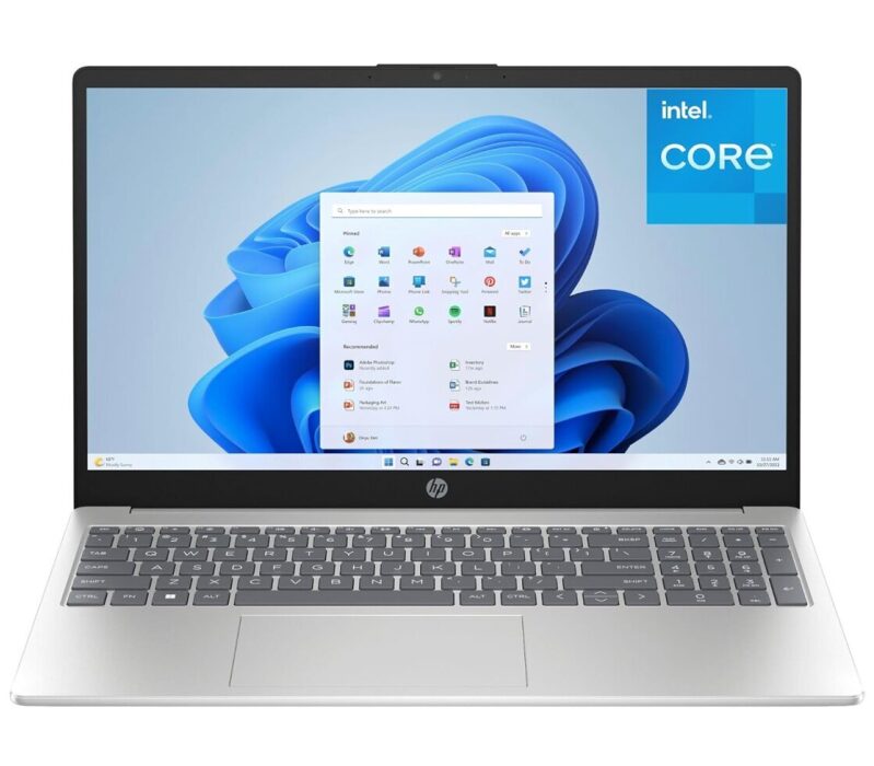 HP 15.6 Inch Laptop - FHD Display, Intel Quad-Core, 16GB RAM, 256GB SSD, Wi-Fi 6, Bluetooth 5.3 - $329.99