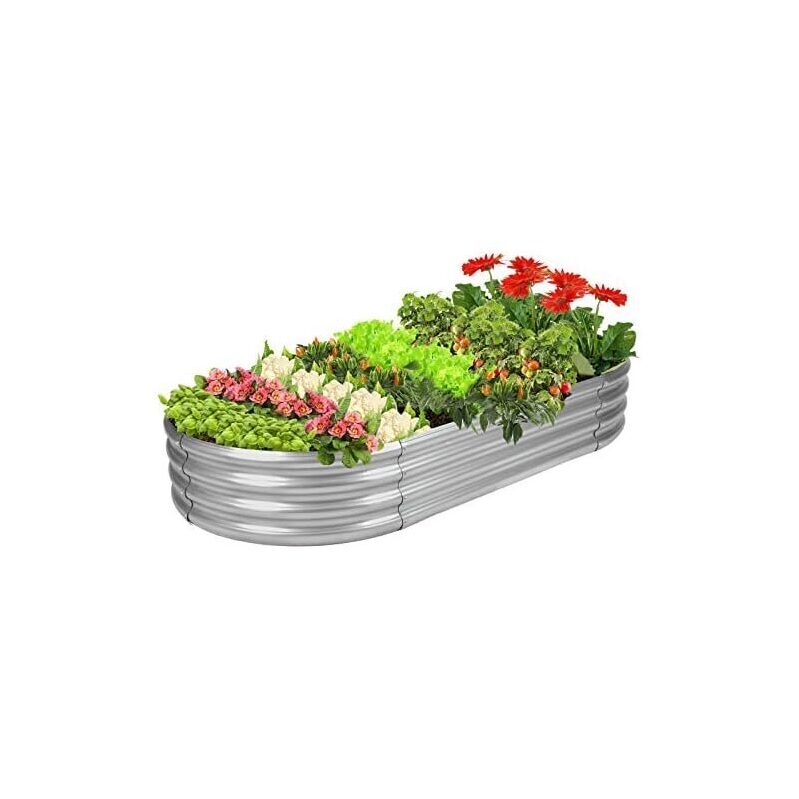 Rakukiri Raised Garden Bed - Durable 5-ft Outdoor Planter Box