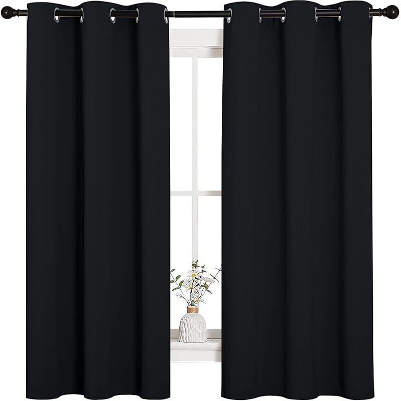 Blackout Curtains - Thermal Insulated Grommet Curtains for Energy Efficiency