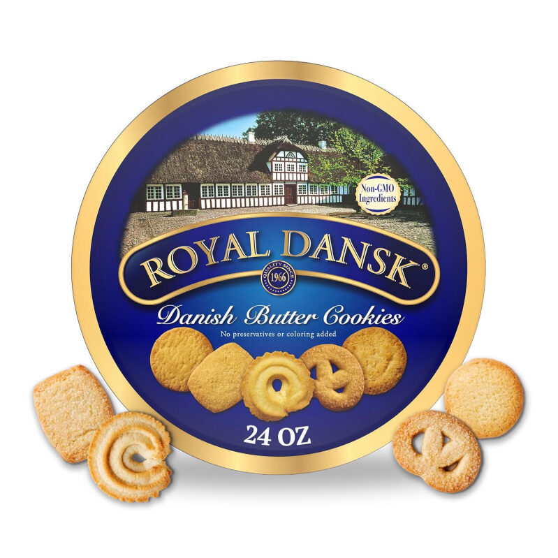 Royal Dansk Danish Butter Cookies Gift Box - 24oz