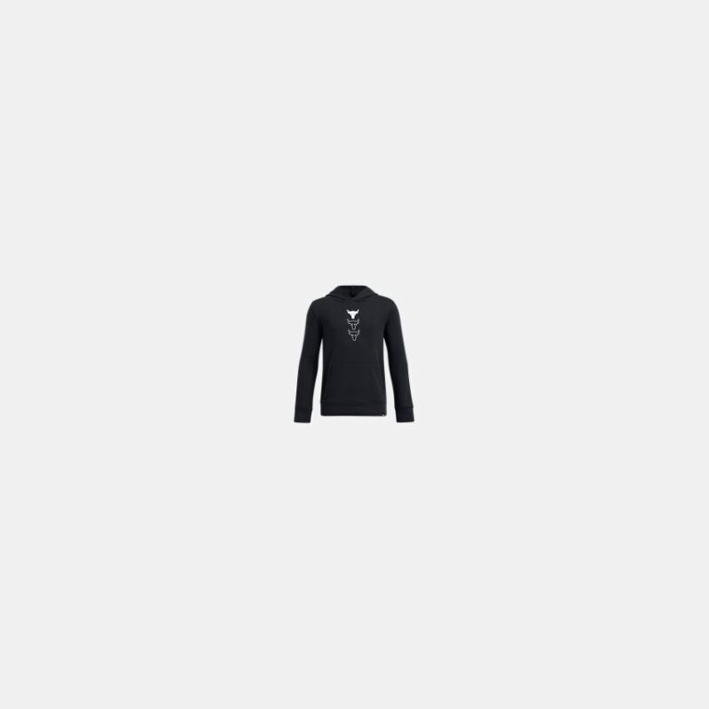 Under Armour Project Rock Rival Boys Hoodie - Ultra-Soft and Warm