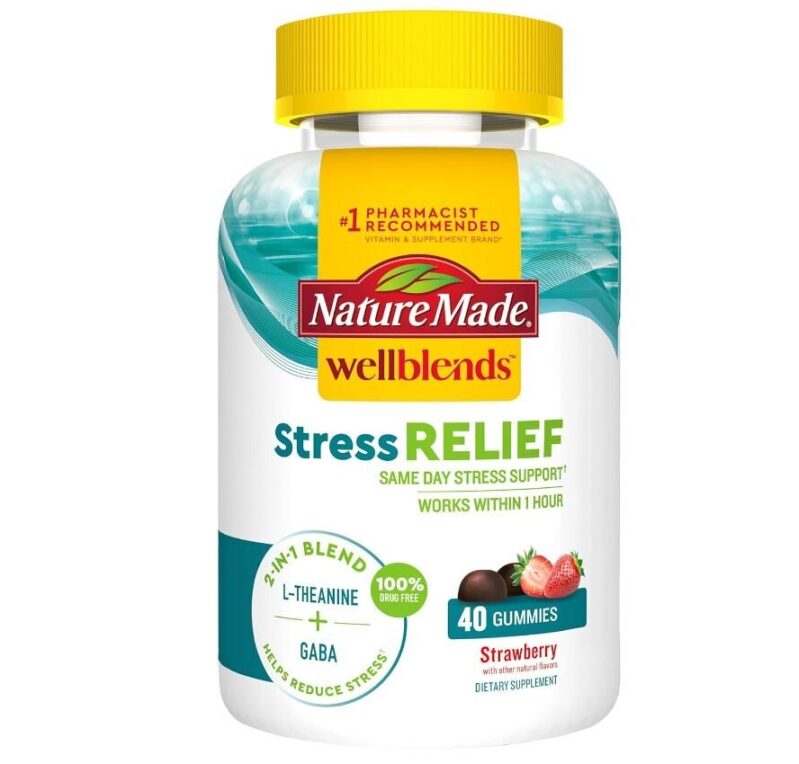 Nature Made Stress Relief Gummies - L-Theanine & GABA