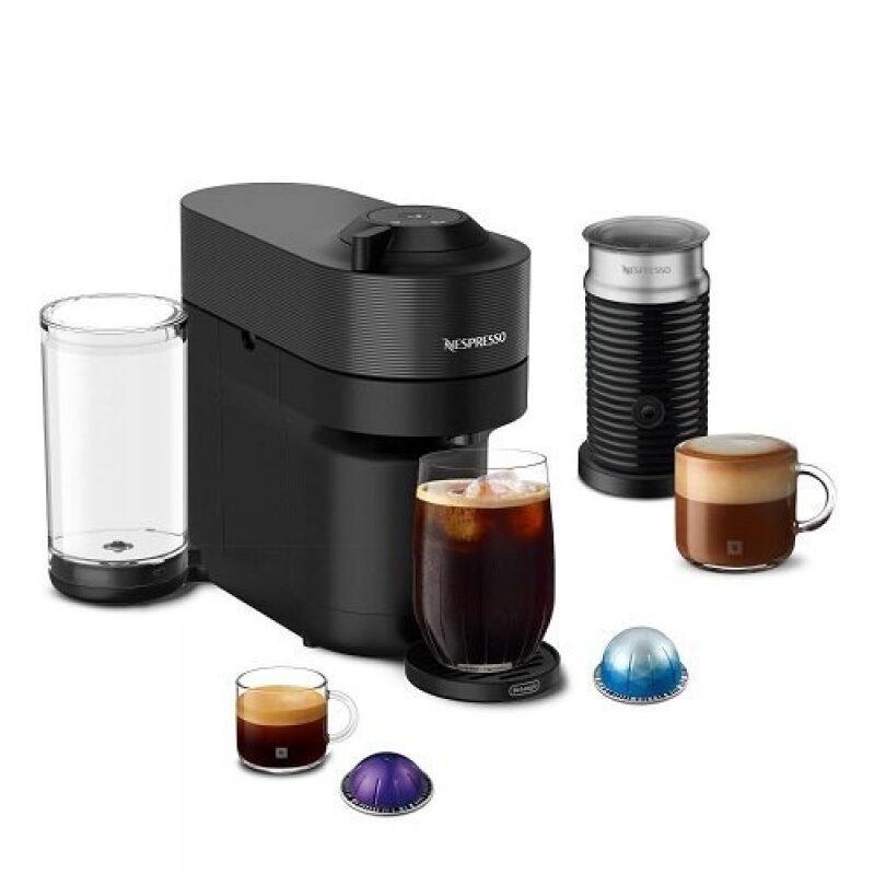 Nespresso Vertuo POP+ Capsule Coffee Machine + Milk Frother Bundle - 25% Off