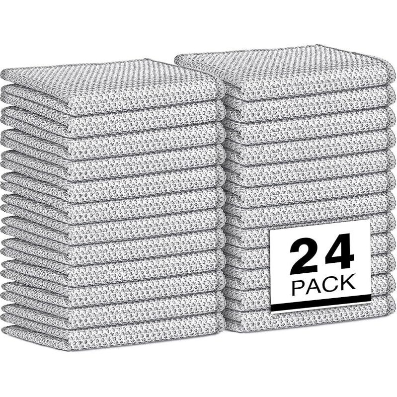 AIDEA Non Scratch Wire Dishcloth 24-Pack: Durable, Efficient Dishwashing