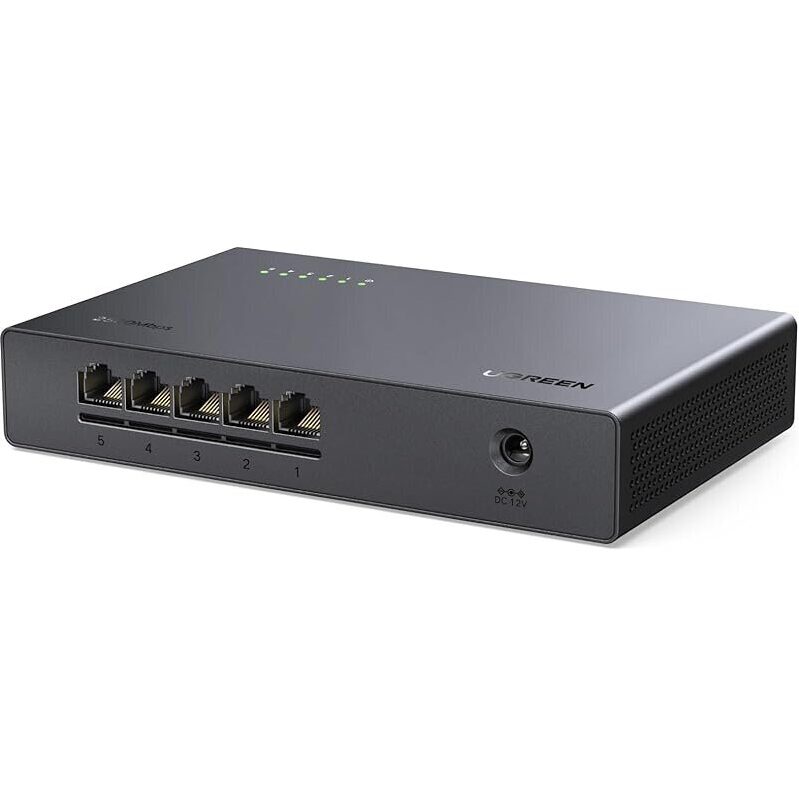 UGREEN 2.5Gb Switch 5-Port Ethernet Switch - High-Speed Networking