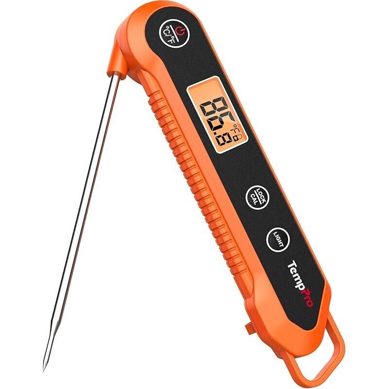 TempPro Digital Instant Read Food Thermometer - Fast and Accurate Meat Thermometer