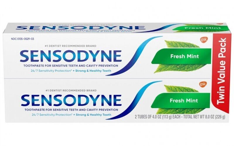 Sensodyne Fresh Mint Sensitive Toothpaste - 4 Ounces (Pack of 2) on Sale