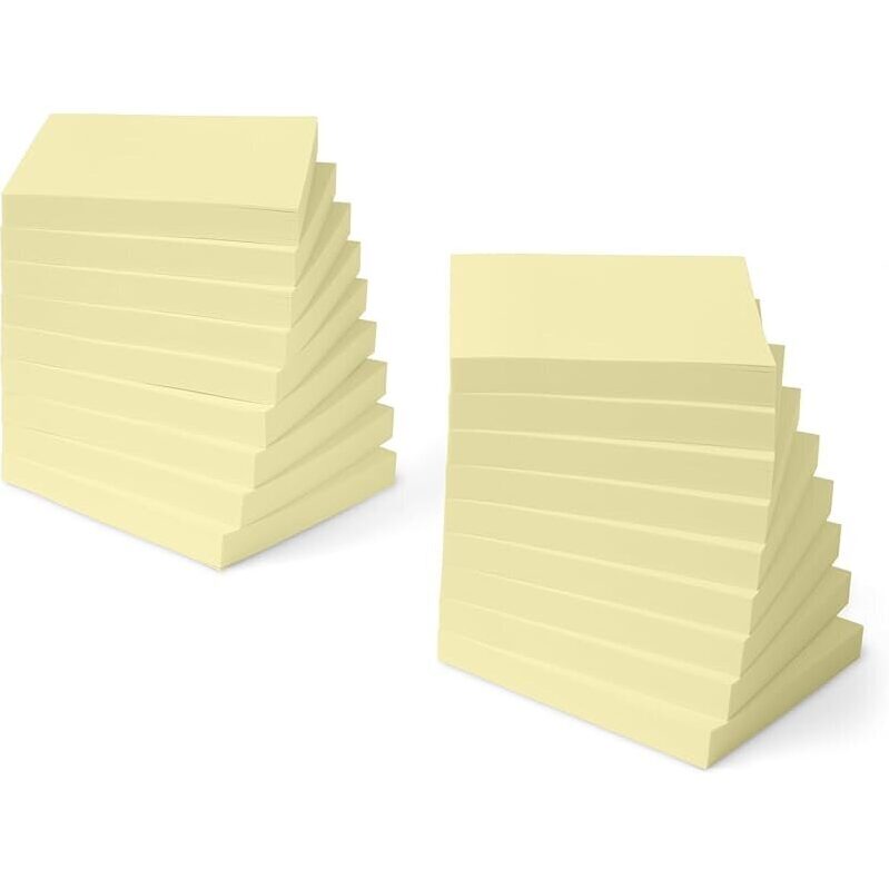 18-Pack Amazon Basics Square Sticky Notes 3 x 3-inch