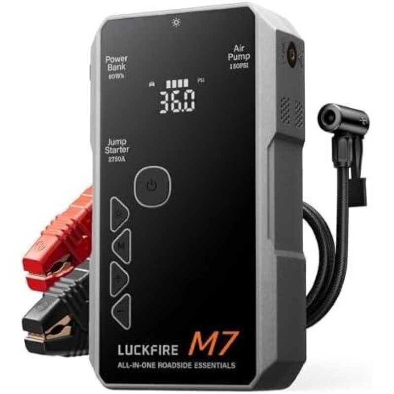 M7 SmartIgnition Jump Starter with Air Compressor - 62% OFF