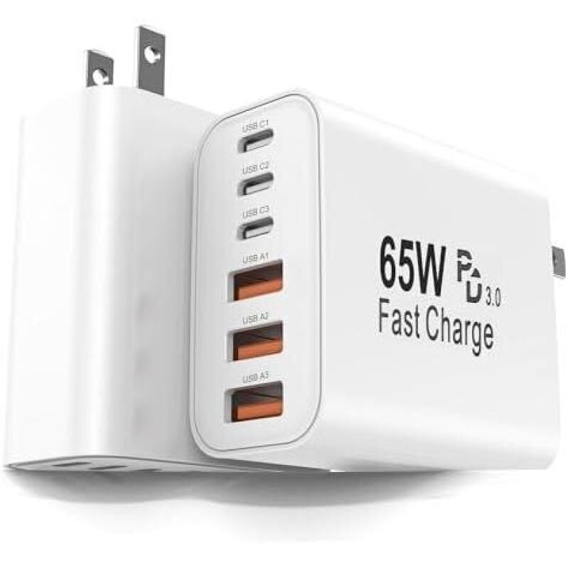 FEEL2NICE 2-Pack 65W USB C Charger Block - 61% Off