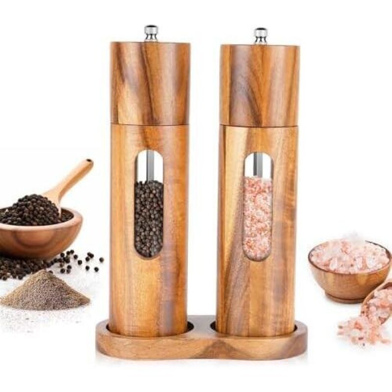 50% OFF Salt and Pepper Mills - Elegant and Durable Kitchen Must-Haves