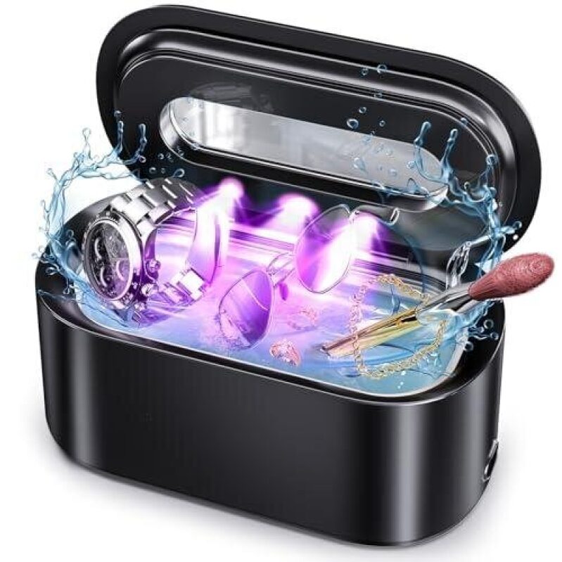 Affordable 48KHz Ultrasonic Jewelry Cleaner - Perfect for Watch and Eyewear