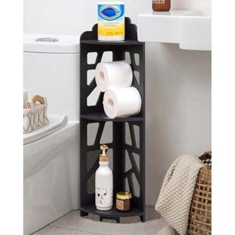Compact Corner Shelf for Bathroom Storage - 35% Discount