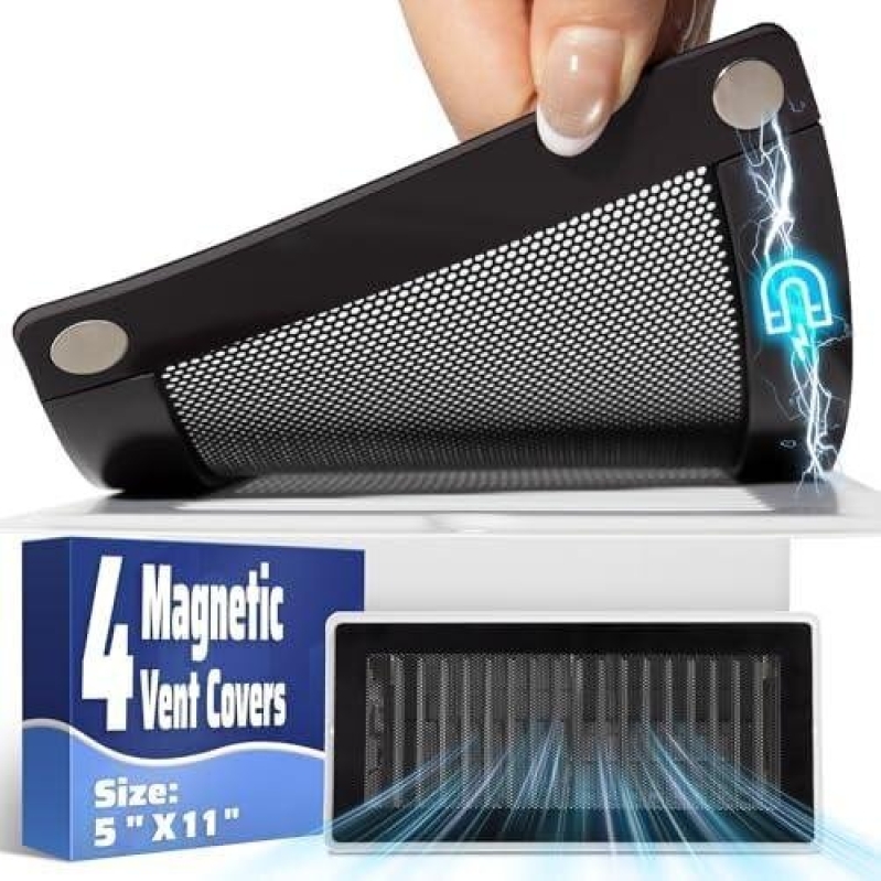 Upgrade Your Air Quality with Magnetic Vent Covers - 4 Pack Deal