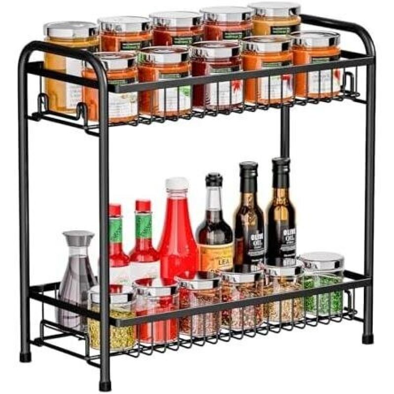 Maximize Kitchen Space with 50% Off Countertop Spice Rack