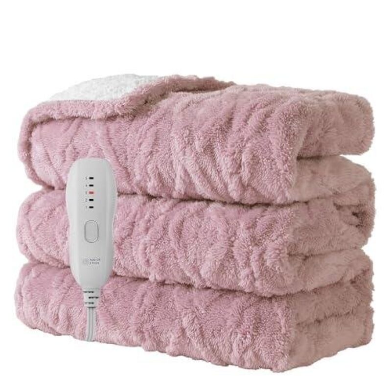 50'x60' Pink Electric Heated Blanket with 69% Discount