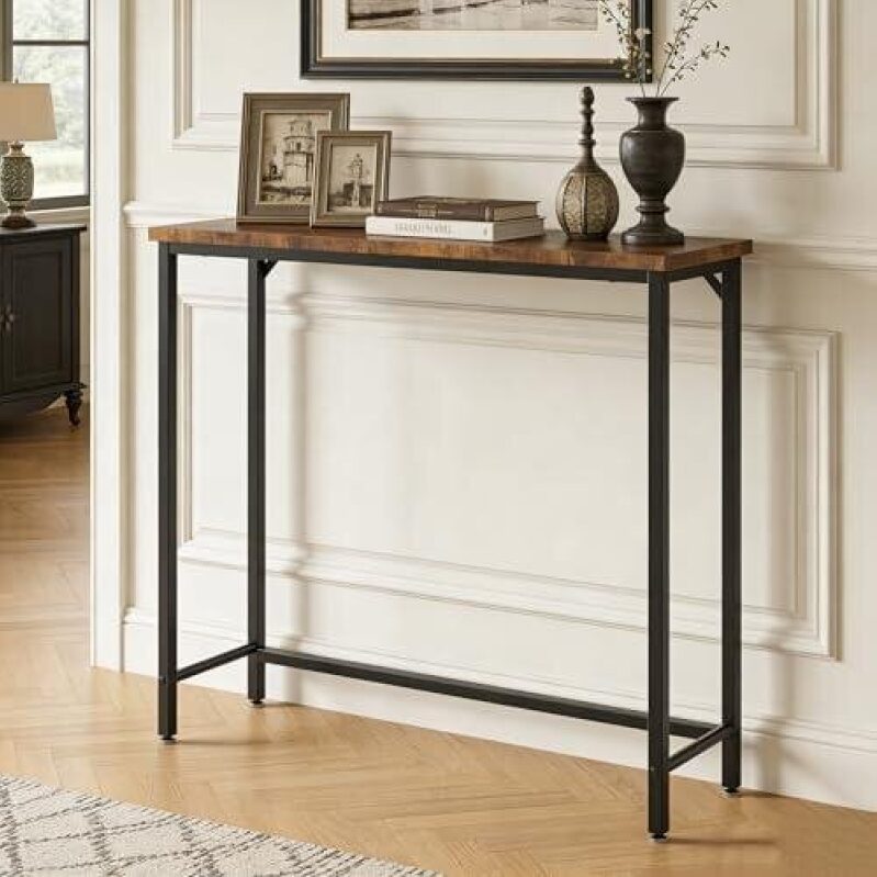 Sleek Narrow Console Table with 40% Discount