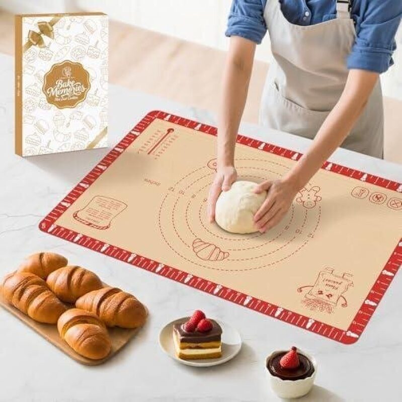 Ultra-Thick Silicone Baking Mats - 26x16 Inches - 53% OFF