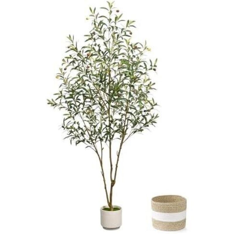 6ft Olive Tree Artificial Plant - 50% OFF